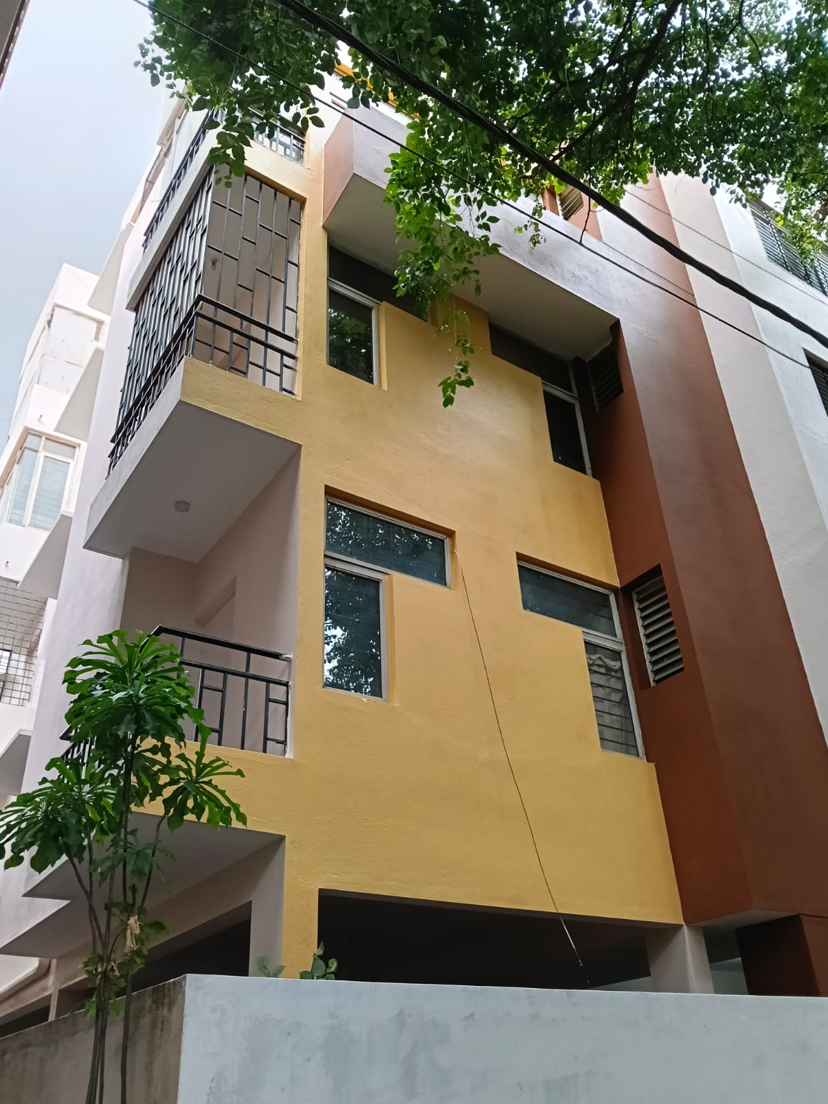 Exterior painting project with premium finish