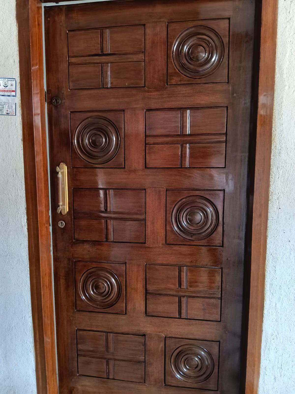 Interior wooden painting design