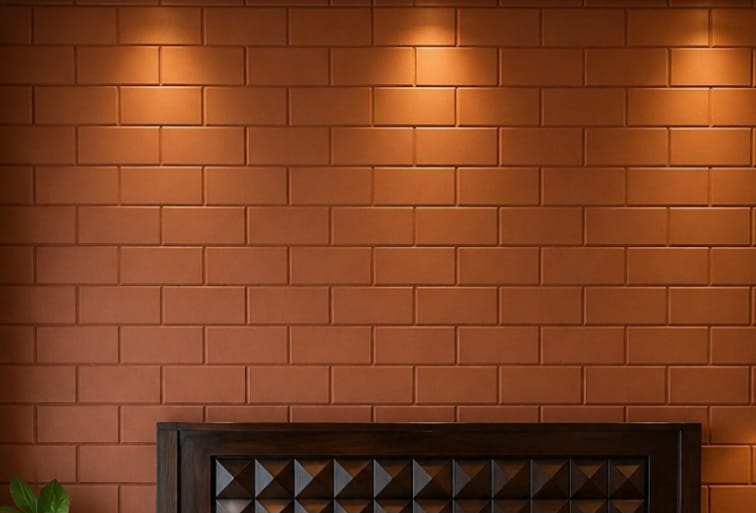 Interior brick texture finish painting